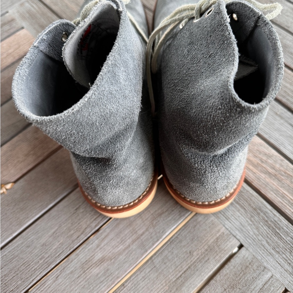 Red Wing 8144 6-inch Classic Round Blue Work Boots - Picture 3 of 6